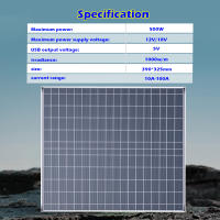 Kit De Batería De Carga Rápida 1000W 12V Con Placa Solar Fotovoltaica 20W/H 100A Controlador Para Camping RV Hogar - details 10