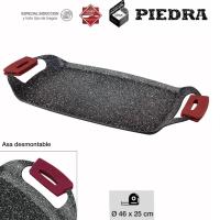 STARLEY-Lifestyle Plancha Lisa Aluminio Forjado Sartén Para Barbacoa Multifunción Con Mangos De Silicona Extraibles Antiadherente Resistente Para Horno Inducción y Todo Tipo De Fuegos - details 3