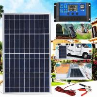 Kit De Panel Solar De 600W Completo 12V Polícrata USB Poder Portátil Para Exteriores Recargable Generador Solar Para El Hogar - details 3