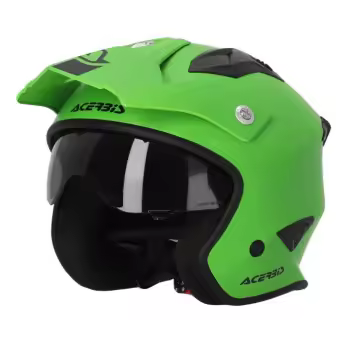 Casco Acerbis Jet Aria 22.06 verde Fluor mate 0025055.069 - 1