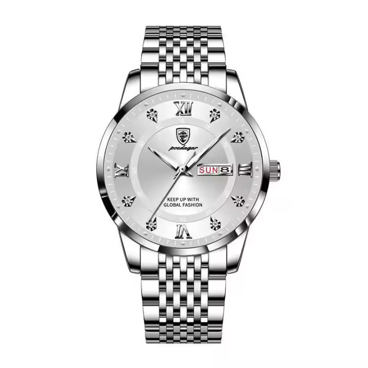 Nuevo reloj de cuarzo para hombre, resistente al agua, luminoso y con calendario. - 1