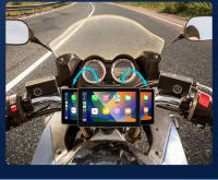 Pantalla Táctil IPS De 7" JMCQ Para Motocicleta Con DVR Dashcam Wireless Carplay Android Auto Cámara Frontal Y Trasera Grabadora Impermeable IPX7 - details 22