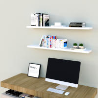 Henor. Balda Pared Blanca  desde 30 a 120 x 15 x 2.5 Cm. Estante Pared Madera FSC®. Carga 30 Kg. Blanco - details 6