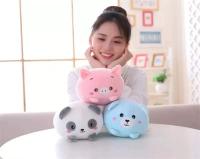 Lindo peluche de panda blando, almohada corporal de 20 cm y 8 pulgadas, regalo de peluche kawaii súper suave para niños y novias, lavable - details 0