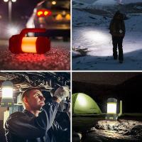 Luz de camping recargable, linterna de camping 6 modos de luz, IPX4 impermeable, linterna perfecta para huracán, emergencia, cortes de energía, cable USB incluido - details 1