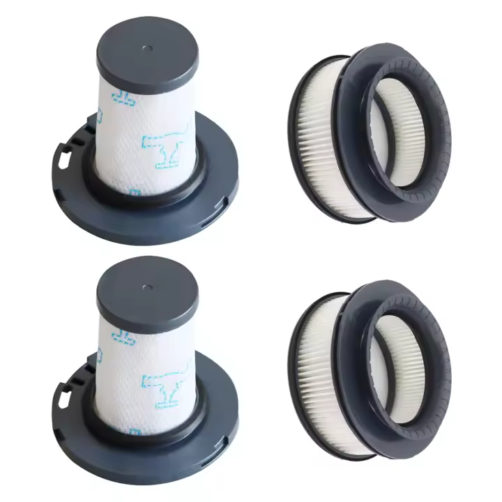 Juego de accesorios de repuesto de filtro HEPA de 4 piezas para aspiradora Rowenta X-Force Flex 11.60 14.60 15.60 Animal RH9878 RH9898 RH9958 RH99F1 (reemplazo ZR009007 ZR009008) - 1