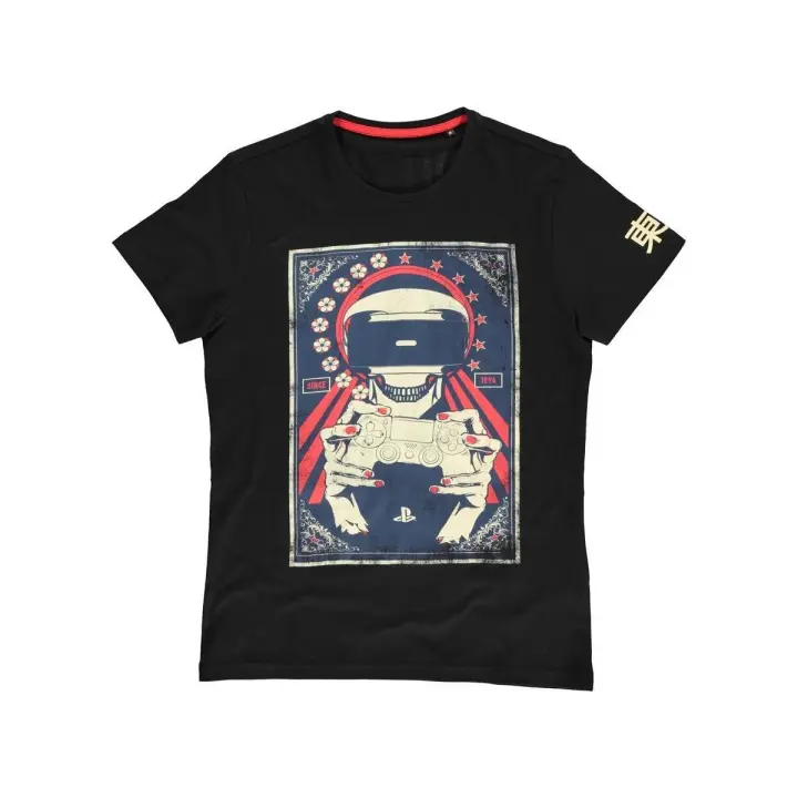 Camiseta adulto Sony - Playstation - VR Skull Talla XL Raíz MERCHAN-STORE Camisetas - 1