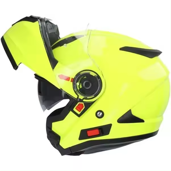 CASCO HELMETS MODELO SHIRO SH508 AMARILLO FLÚOR - 1