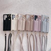 Funda De Teléfono Crossbody Con Correa Para Muñeca Para Samsung Galaxy S25 S24 S22 Ultra plus S23FE A15 A25 A35 A55 A24 A34 A54 A14 Con Porta Tarjetas - details 1