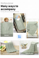 Manta De Punto Para Bebé 90*70cm Unisex Nueva Vida Cuna Carrito De Compras Envolver Abrazar Acolchado Para Niños Y Niñas - details 3