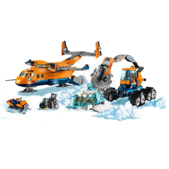 Bloques De Construcción Compatible MOC Sets City Series Avión De Suministro Arctico Y Carro Rascacielos Para Niños Juguetes De Regalo - 1
