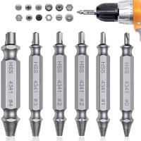 Juego De Extraedores De Tornillos Dañados Herramienta Doble Para Remoción De Tornillos Rotos Y Estriados Fácil Salida Desmontaje De Estudios Y Dientes Demolición Remover - details 1