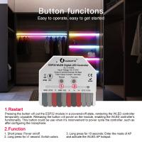 Controlador WLED Mini ESP32 GLEDOPTO Para Iluminación Dinámica RGB Musical DIY Compatible Con WS2811 WS2812 SK6812 TM1814 Tiras LED - details 15