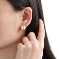 Pendientes geométricos de Cobre de círculo Fino para Mujer, Color Dorado/Plisado, joyería delicada para la Oreja, regalo, recién legados - details 4