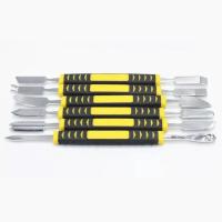 Kit De Herramientas Manuales Para Reparación De Teléfonos Móviles 6pcs Set De Abrazaderas Y Cuchillas Para Desmontaje De Teléfonos Metal Crowbar Y Spatula - details 25