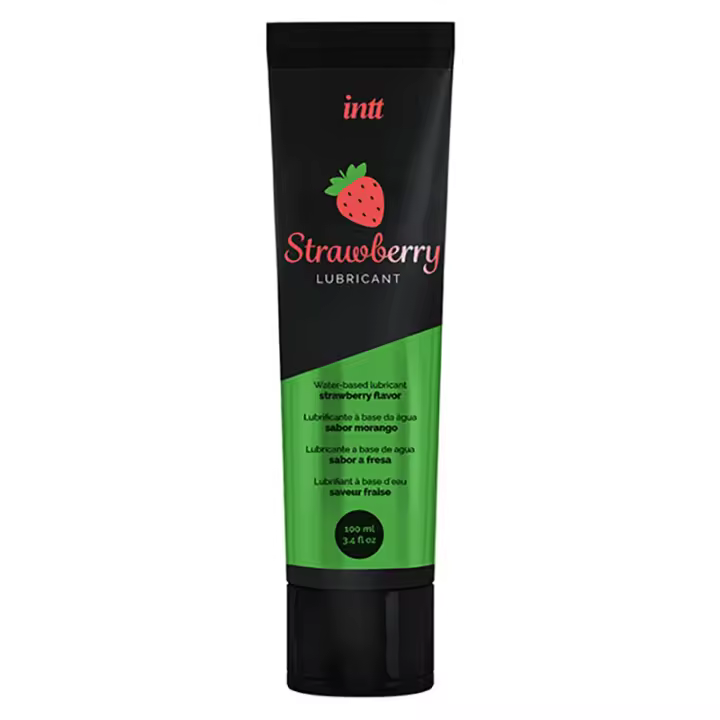 INTT LUBRICANTE INTIMO MUJER BASE AGUA SABOR FRESA 100ML - 1