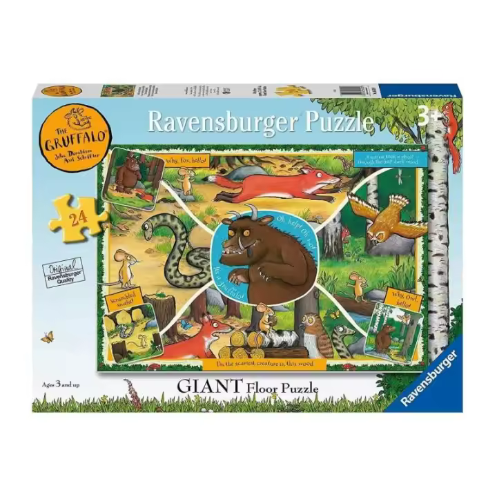 Puzzle 24 piezas gigantes Gruffalo de Ravensburger - 1