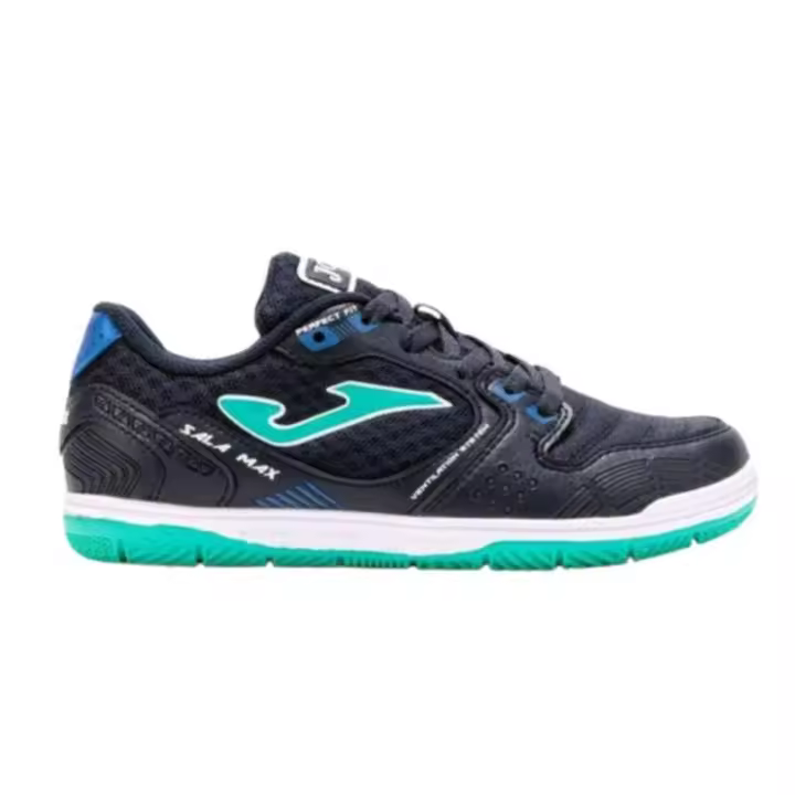 Joma SMJS2503IN Zapatillas de fútbol sala TOP FLEX JR 2504 para niño en azul maeino de piel vegana - 1