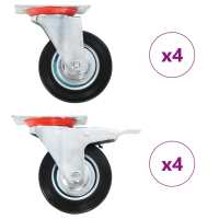vidaXL Ruedas Giratorias con Diámetro 100mm Manipulación Materiales Mueble Cantidad 4 unidades,  8 unidades,  12 unidades y mas - details 5