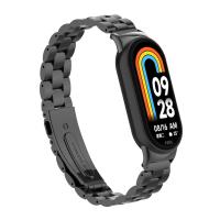 Correa De Metal Para Xiaomi Mi Band 8 Pulsera De Reemplazo De Acero Inoxidable Accesorios Para Reloj Inteligente Xiaomi Mi Band 8 Con Hebilla De Cierre - details 5