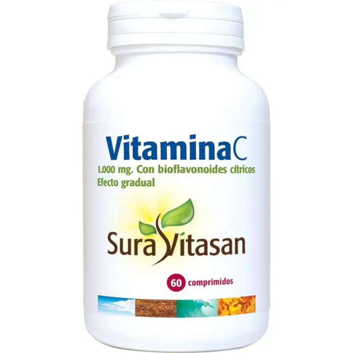 Vitamina C   1000mg. 60 comp. Sura vitasan - 1