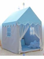 Grande Carpa Infantil Rosa Princesa Plegable 1.35M Casa De Juegos Para Niñas Decoración De Habitación De Niños Wigwam De Tela - details 6