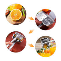 Exprés De Frutas De Acero Inoxidable Manual Exprés De Limón Exprés De Naranja Máquina De Exprés De Mano Herramienta De Cocina Duradera - details 3