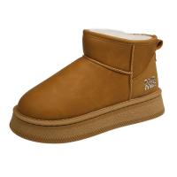 Botas De Nieve Para Mujer Invierno 2025 Edición Coreana De Peluche Alta Calzado Casual Cálido Con Forro De Algodón Grueso - details 5