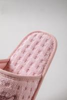 Zapatillas De Tela Suave Y Silenciosas Para Interno Zapatos Mujer Con Dedos Expuestos Comodidad Neutra Minimalista Para El Hogar - details 4