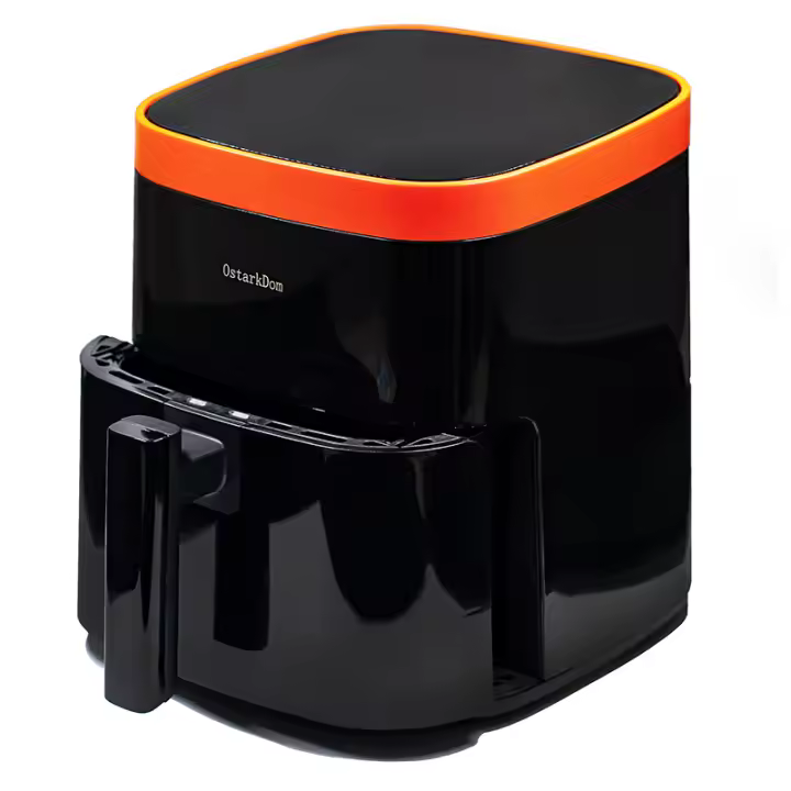 Ostarkdom Freidora Horno 16L/6L/5Lopcion dual cook, freidora de aire sin aceite, Horno tostador, Pantalla táctil, 1500W, Capacidad 16 Litros, regulable hasta los 230°, temporizador hasta 2 horas, 9 recetas disponibles, accesorios incluido"Tamaño Elegible" - 1
