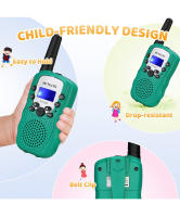 Walkie Talkie Niños Niñas, 8 Canales LCD Pantalla Función VOX 10 Tonos de Llamada Linterna Incorporado Juguete Regalo para Cámping Vacaciones - details 8