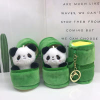 Llavero De Peluche Panda Unisex Con Tubo De Bambú Figura De Cartoon Decoración De Hogar Lindo Regalo Para Todas Las Edades - details 5