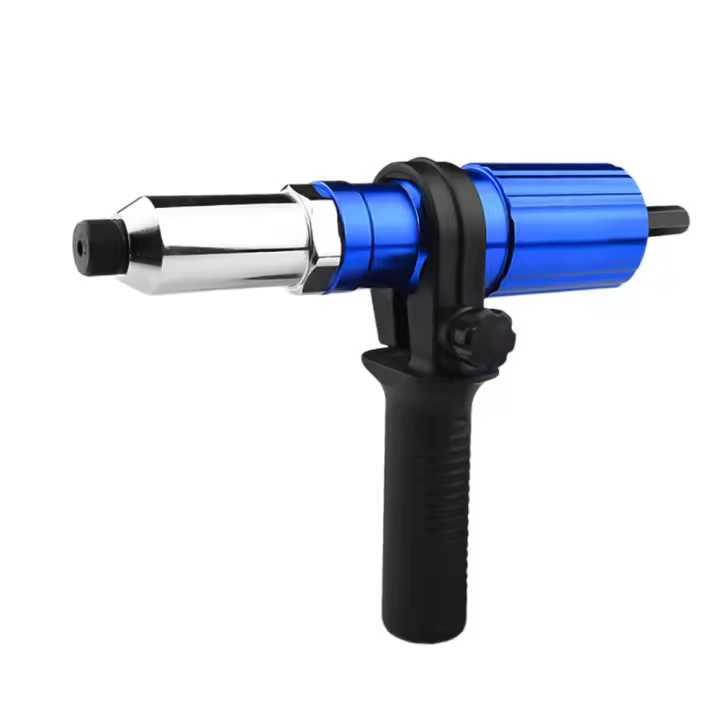 Pistola De Remache Eléctrica Portátil 2.4mm-4.8mm Con Adaptador De Taladro Para Remaches Y Tornillos Herramienta De Remache Sin Cable Para DIY En Casa - 1