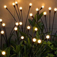 10 Luces Solares Para Jardín Con Estilo De Mariposa Decoración Navideña Para Patio Y Camino Luz Exterior Swaying - details 4