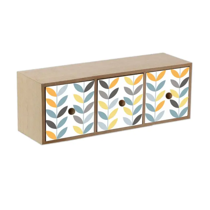 Caja-Joyero Versa Erin 11 x 11 x 33 cm Madera MDF - 1