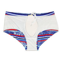 Nuevos Shorts De Natación Para Hombres Retro Cómodos Con Bolsillo Para Pene Sexy Estilo Playa Y Surf Material De Poliéster Y Spandex - details 6