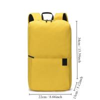 Mochila Pequeña De Color Sólido Impermeable Y De Gran Capacidad Para Viajes Y Escuela Mochila Casual Para Adolescentes Con Capacidad Grande Para Libros Y Utensilios Escolares - details 0
