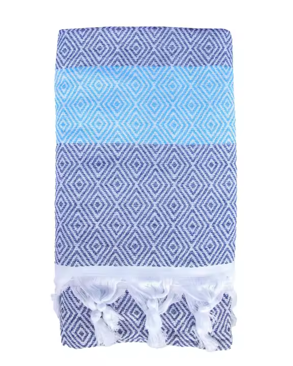 SUN & SURF Toalla de Playa Fina Pestamal Muy Grande - Doble 140x180 Ligera con Gran Capacidad de Absorción y Secado. Algodón 100% - Alta Calidad. - 1