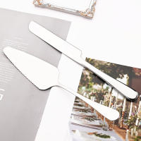 Juego De 2 Piezas De Cuchillería En Oro Acero Inoxidable Cuchillo Para Pasteles Mano Larga Shovel Pizza Herramienta De Cocina Utensilios De Plata - details 3