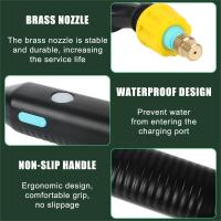 PULVERIZADOR eléctrico portátil con pistola de pulverización, herramienta de riego recargable por USB, PULVERIZADOR 8L, PULVERIZADOR 3 boquillas,  PULVERIZADOR 2400mAh - details 6