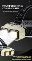 Linterna Frontal LED De Inducción Potente Con 4 Modos De Iluminación Carga Type-C Impermeable Para Camping Y Pesca - details 1