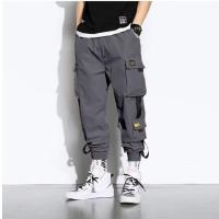 Pantalones De Trabajo Para Hombre Moda Primavera Y Verano Pantalones Casuales Sueltos Estilo Safari Cierre Elástico - details 2