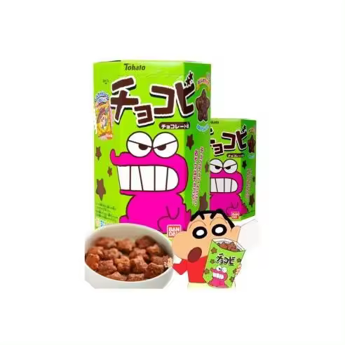 Snack de Chocolate Shin Chan Chocobi con Sticker - 1