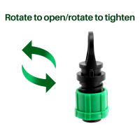 Tapón de tapa de tubo de riego por goteo, accesorio de tapa final Universal de 1/2 pulgadas, para sistema de aspersor de tubo con cinta de goteo de 16mm - details 1