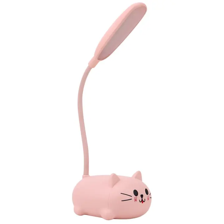 Cat Skrivbordslampa Tecknad Bordslampa Usb Uppladdningsbar Bordslampa Barn Nattlampa - 1