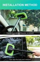 Kit De Limpieza Para Ventanas De Coche Con Cepillo Y Manija Larga Herramienta De Limpieza Del Parabrisas Interior De Automóvil - details 1