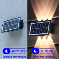Lámpara De Pared Solar LED Impermeable Para Exterior Iluminación De Jardín Paisajística Para Pared De Patio Valla Escaleras Jardín - details 2
