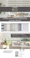 STORESDECO Estor Enrollable Noche y Día Plus con Acabados de Aluminio Premium. Estor enrollable con Doble Tejido para Ventanas y Puertas. Estores de Alta Calidad - details 0