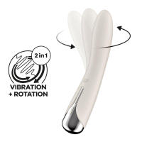 SATISFYER SPINNING VIBE 1 VIBRADOR Y ROTADOR COLOR BEIGE DILDO JUGUETES SEXUALES - details 0