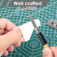 Mini Sierra De Mano Para Modelado Y Manualidades Con 8 Hojas De Corte Multifuncional Acero Inoxidable Herramienta De Metal Para DIY - details 3